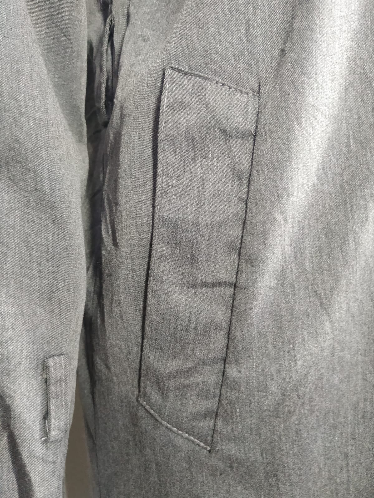 Gabardina gris M - Imagen 4