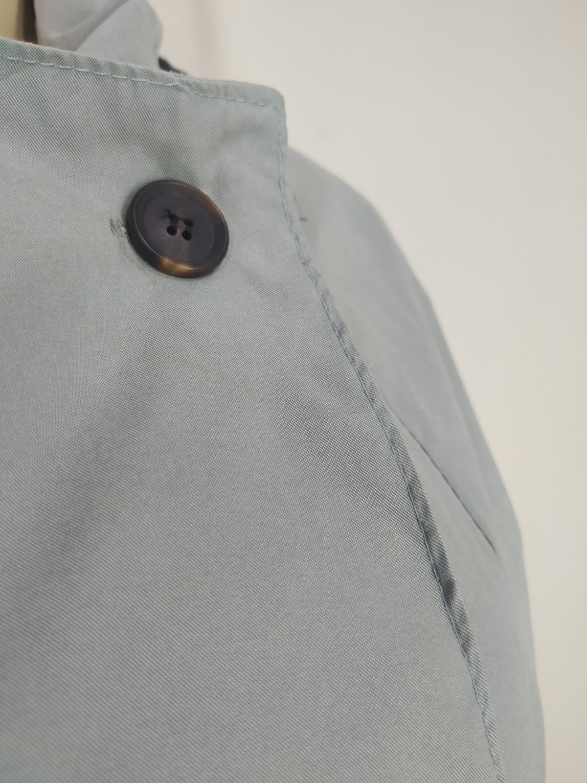 Gabardina cemento delgado M - Imagen 6