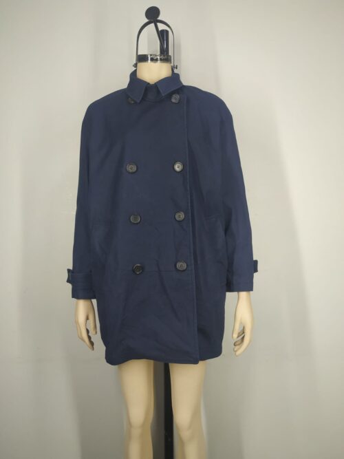 Gabardina azul oversize M