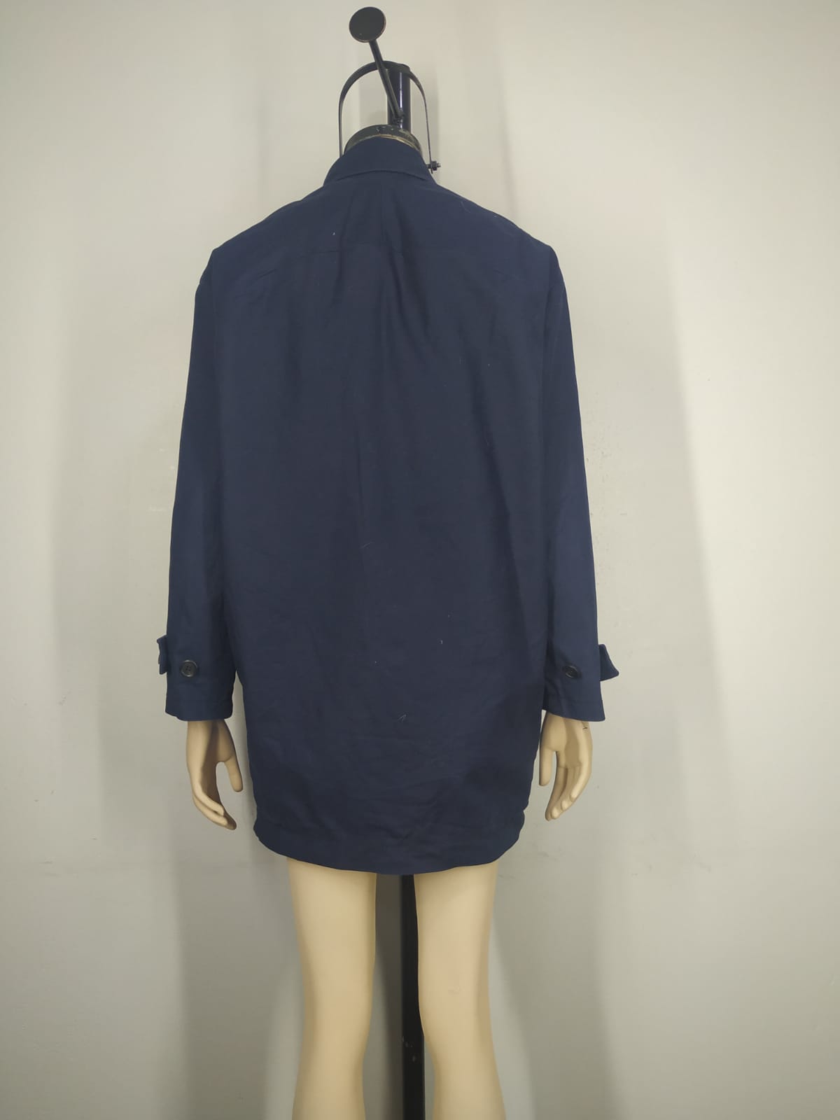 Gabardina azul oversize M - Imagen 2