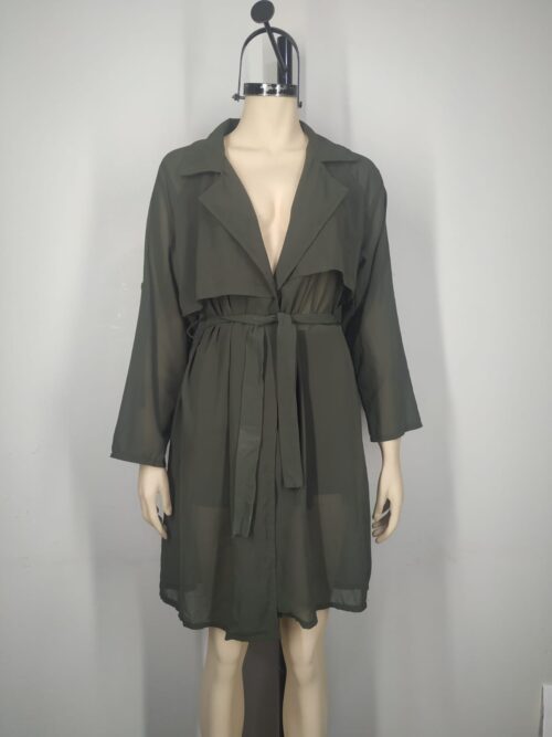 Gabardina verde militar gasa M