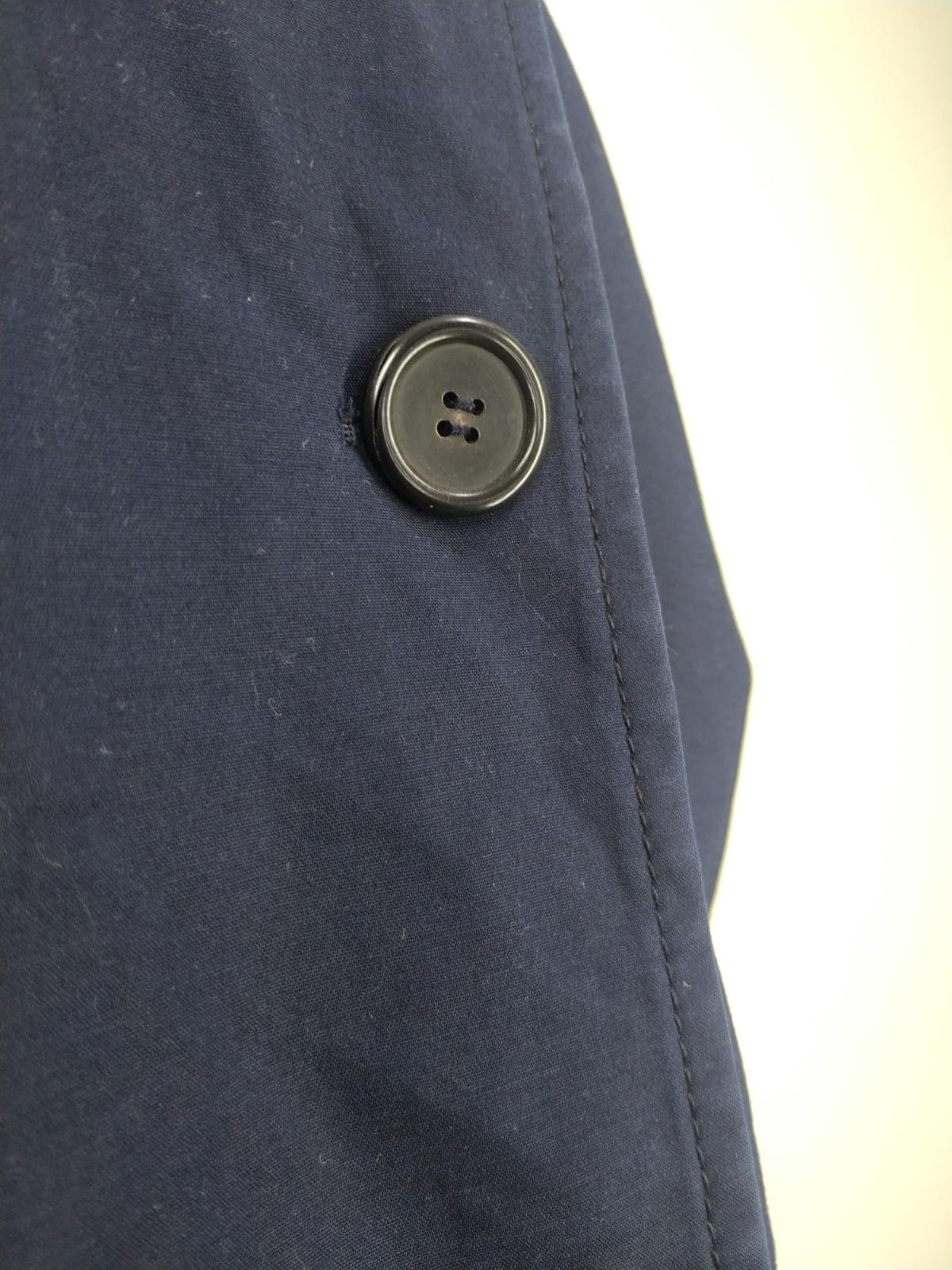 Gabardina azul oversize M - Imagen 4