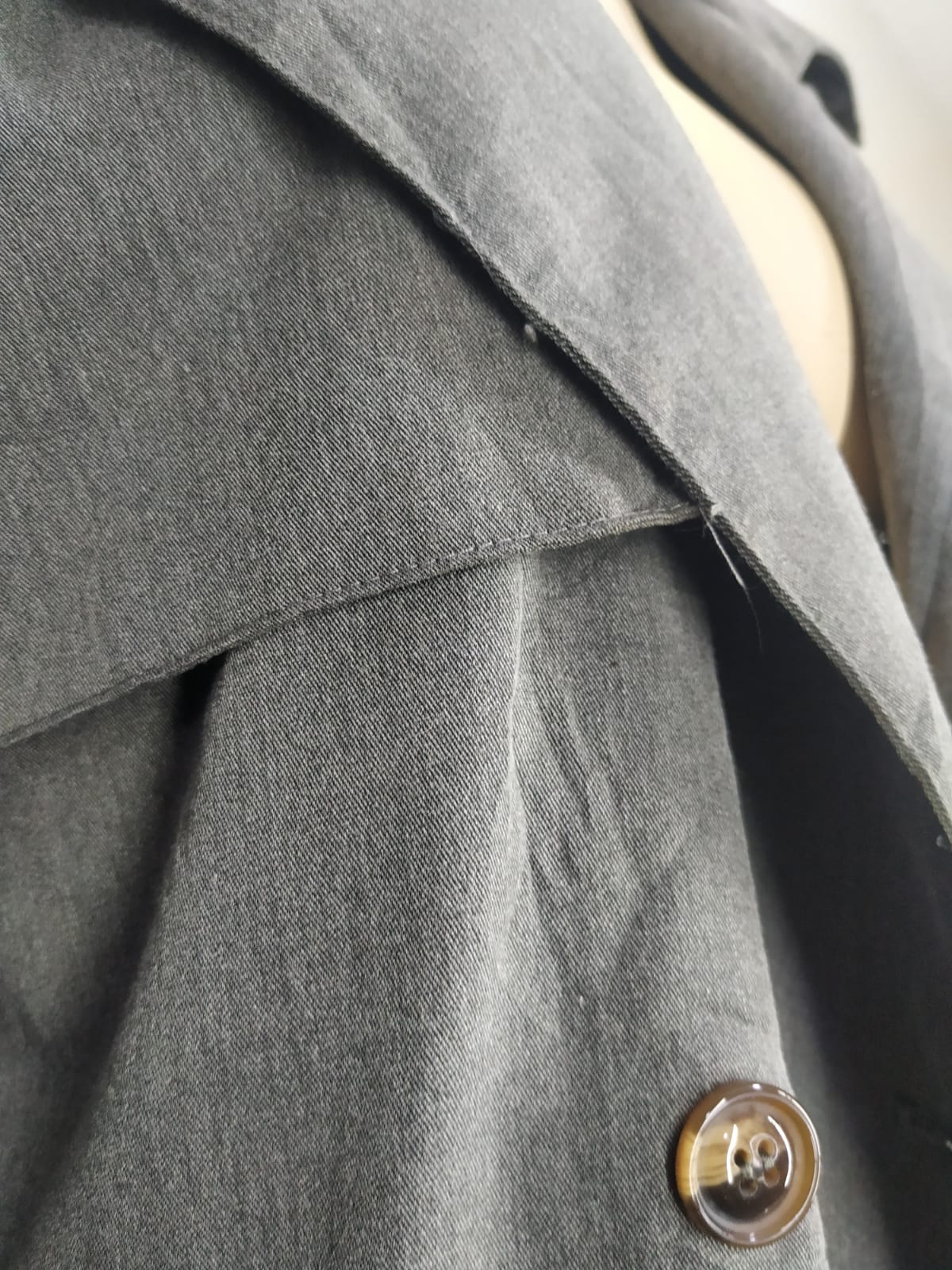 Gabardina gris M - Imagen 5