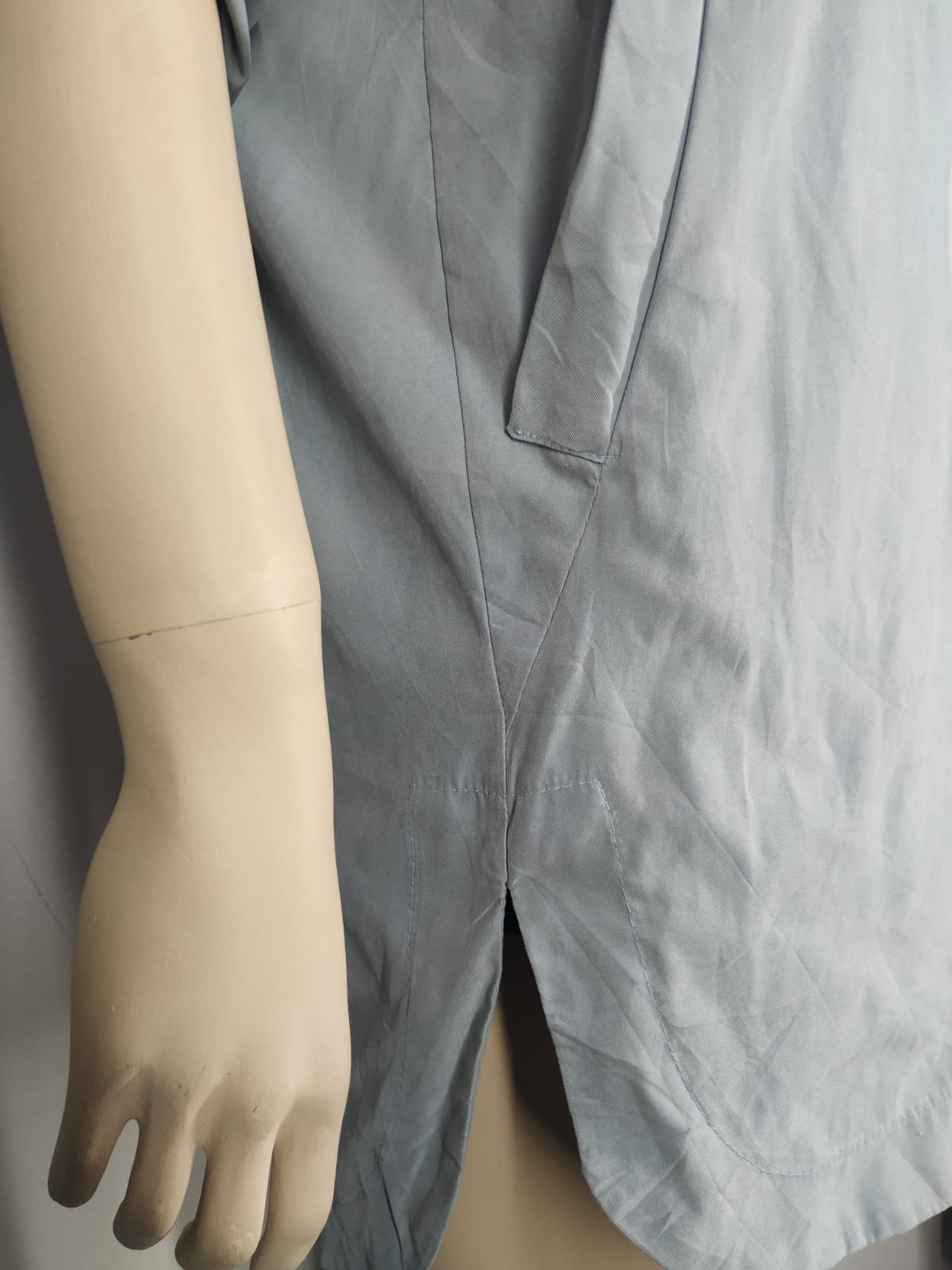 Gabardina cemento delgado M - Imagen 5