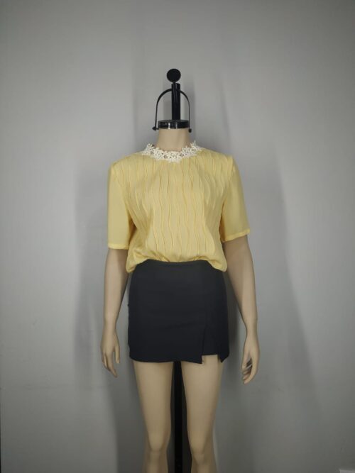 Blusa amarilla gasa M