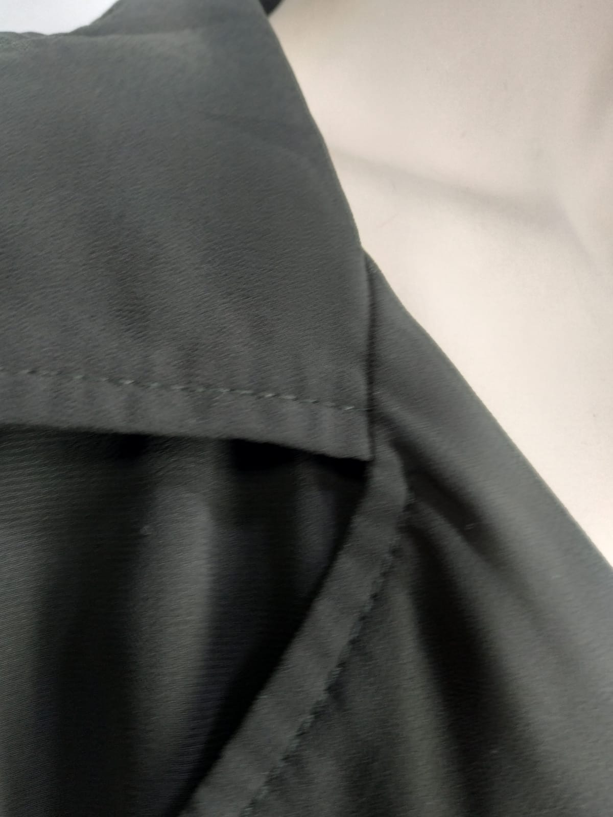 Gabardina verde militar gasa M - Imagen 5